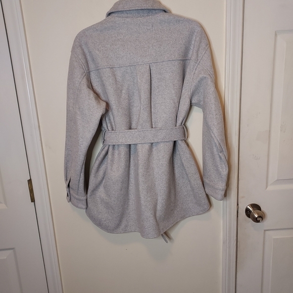 ZARA soft belted overshirt - Picture 10 of 10